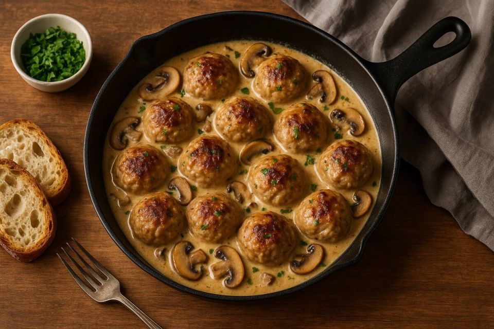 Погружение в мир сливочных тефтелей: простой рецепт с грибами