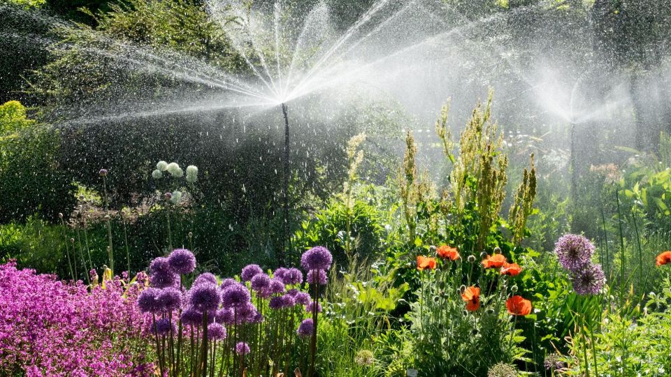 Вместо покупного разбрызгивателя воды возьмите бутылку из пластика: польет грядки не хуже