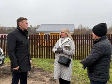 Объекты Народной программы в Харовске в фокусе внимания Михаила Громова