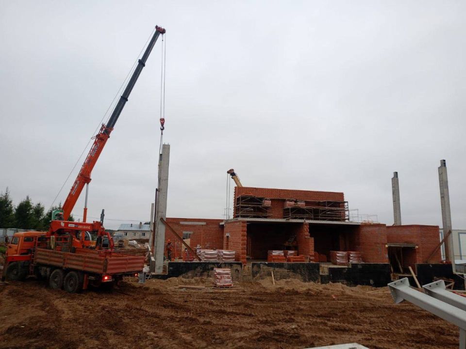 Андрей Накрошаев: Строительство ФОКа в Тарногском Городке выходит на новый этап