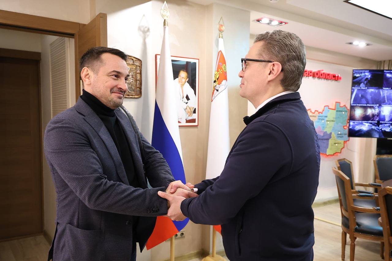 Глава региона Георгий Филимонов встретился с заслуженным мастером спорта по дзюдо и мастером спорта по самбо Дмитрием Юрьевичем Носовым