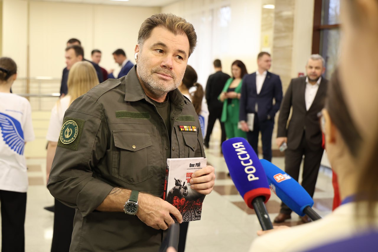 «Позывной «Вологда»»: писатель Олег Рой презентовал свою книгу вологжанам (12+)