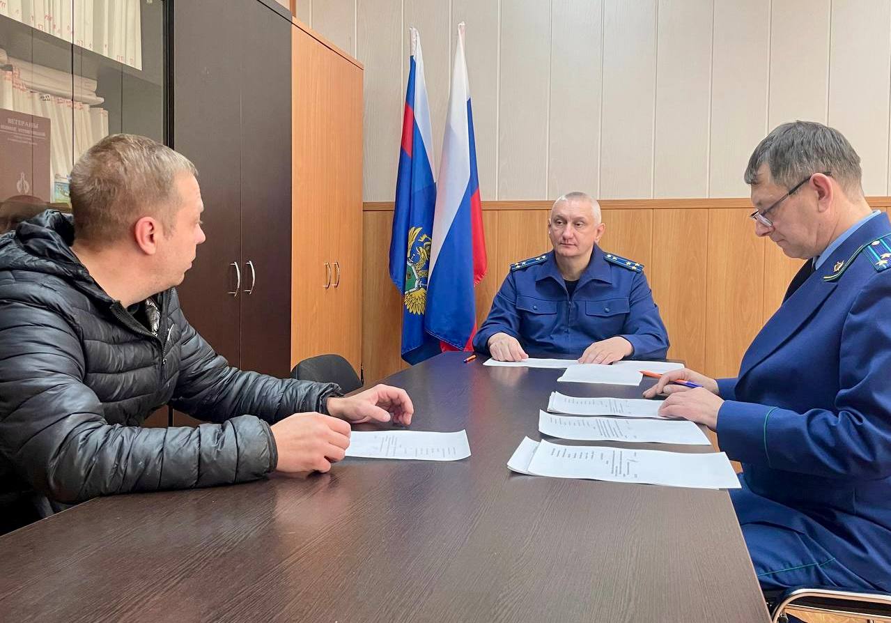 Заместитель прокурора области Виталий Пацан провел личный прием жителей Сокольского округа