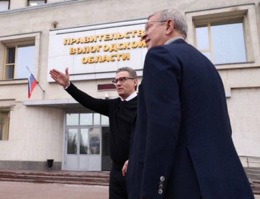 Губернатор Вологодской области Георгий Филимонов и основатель АФК «Система» Владимир Евтушенков обсудили развитие Великого Устюга