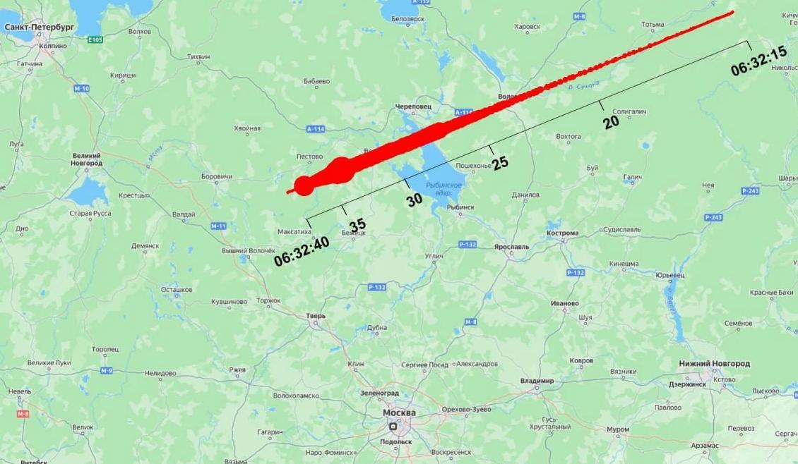 Загадочное небесное тело, которое можно было увидеть в небе над Москвой и другими городами 27 октября, оказалось метеоритом диаметром в метр Загадочное небесное тело, которое можно было увидеть в небе над Москвой и другими городами 27 октября, оказалось метеоритом диаметром в метр