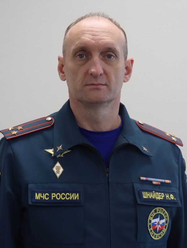 Поздравление начальника Главного управления МЧС России по Вологодской области Николая Шнайдера