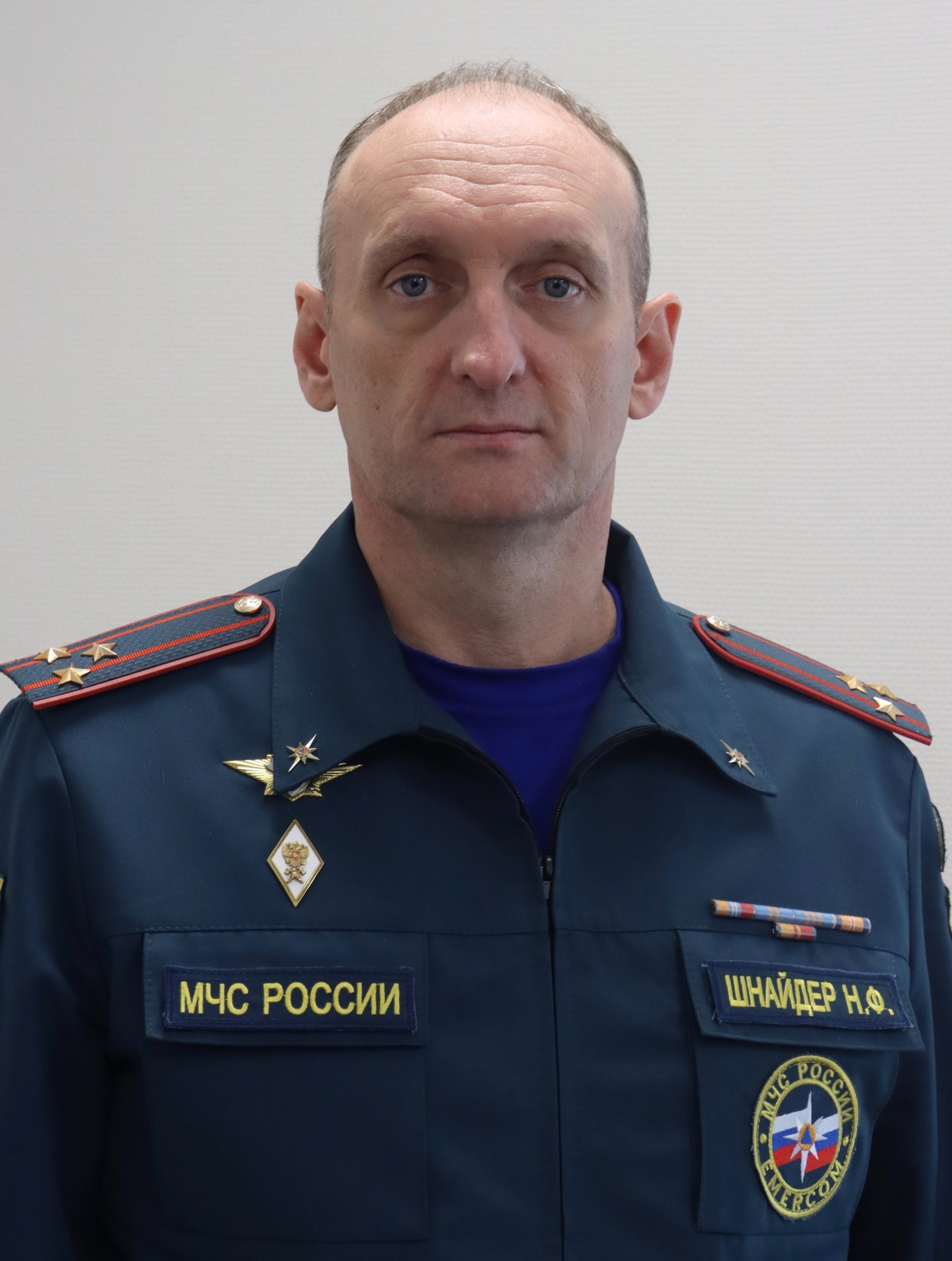 Поздравление начальника Главного управления МЧС России по Вологодской области Николая Шнайдера
