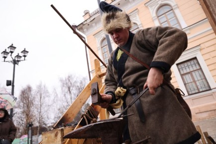 В честь праздника прошел фестиваль исторической реконструкции «Пересвет»