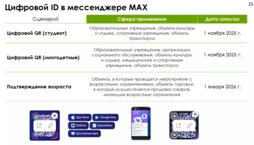 С 1 января 2026 года возраст можно будет подтвердить через мессенджер МАХ