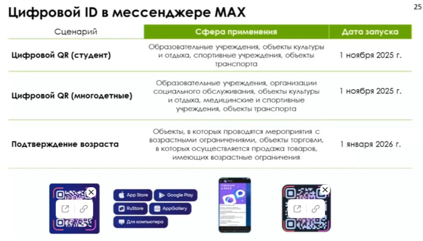 С 1 января 2026 года возраст можно будет подтвердить через мессенджер МАХ