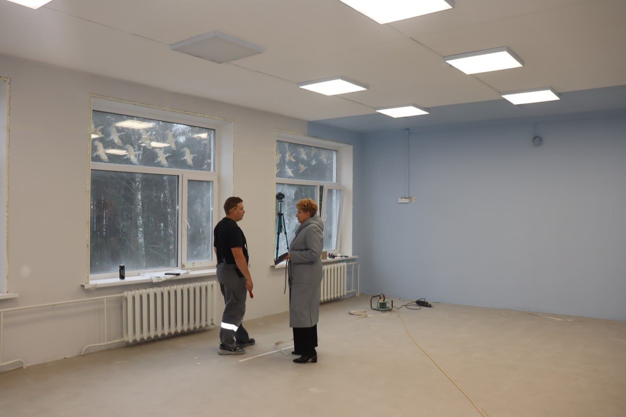 Ремонтные работы в Кадуйской школе №1 на контроле депутата Ремонтные работы в Кадуйской школе №1 на контроле депутата