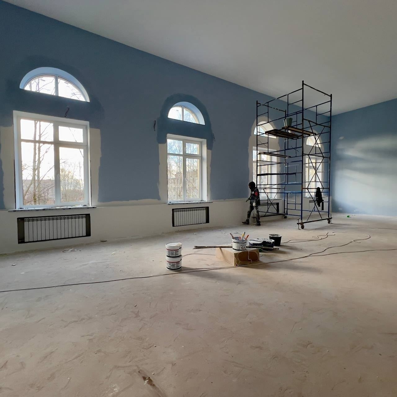 В Соколе активно идёт ремонт здания под Дом детского творчества В Соколе активно идёт ремонт здания под Дом детского творчества