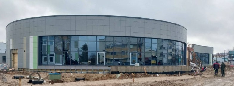 Андрей Накрошаев: Строительство дома социального обслуживания в Молочном: работы идут с опережением графика