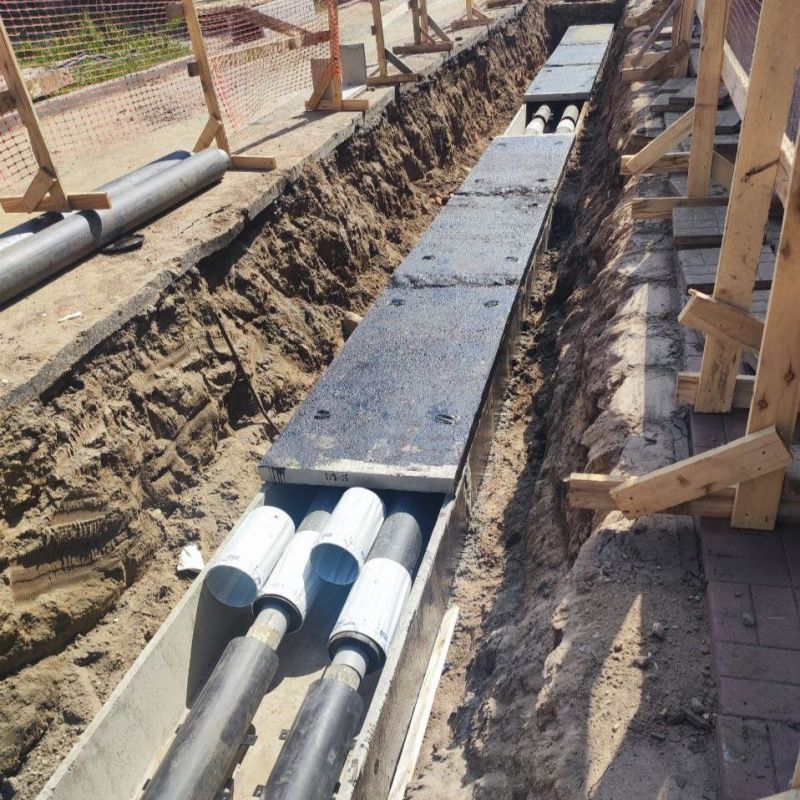 Капитальный ремонт теплосетей в поселке Майский, о котором жители просили губернатора Георгия Филимонова, завершен