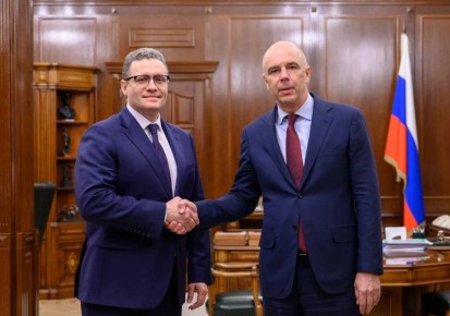 Антон Силуанов провел рабочую встречу с губернатором Вологодской области Георгием Филимоновым