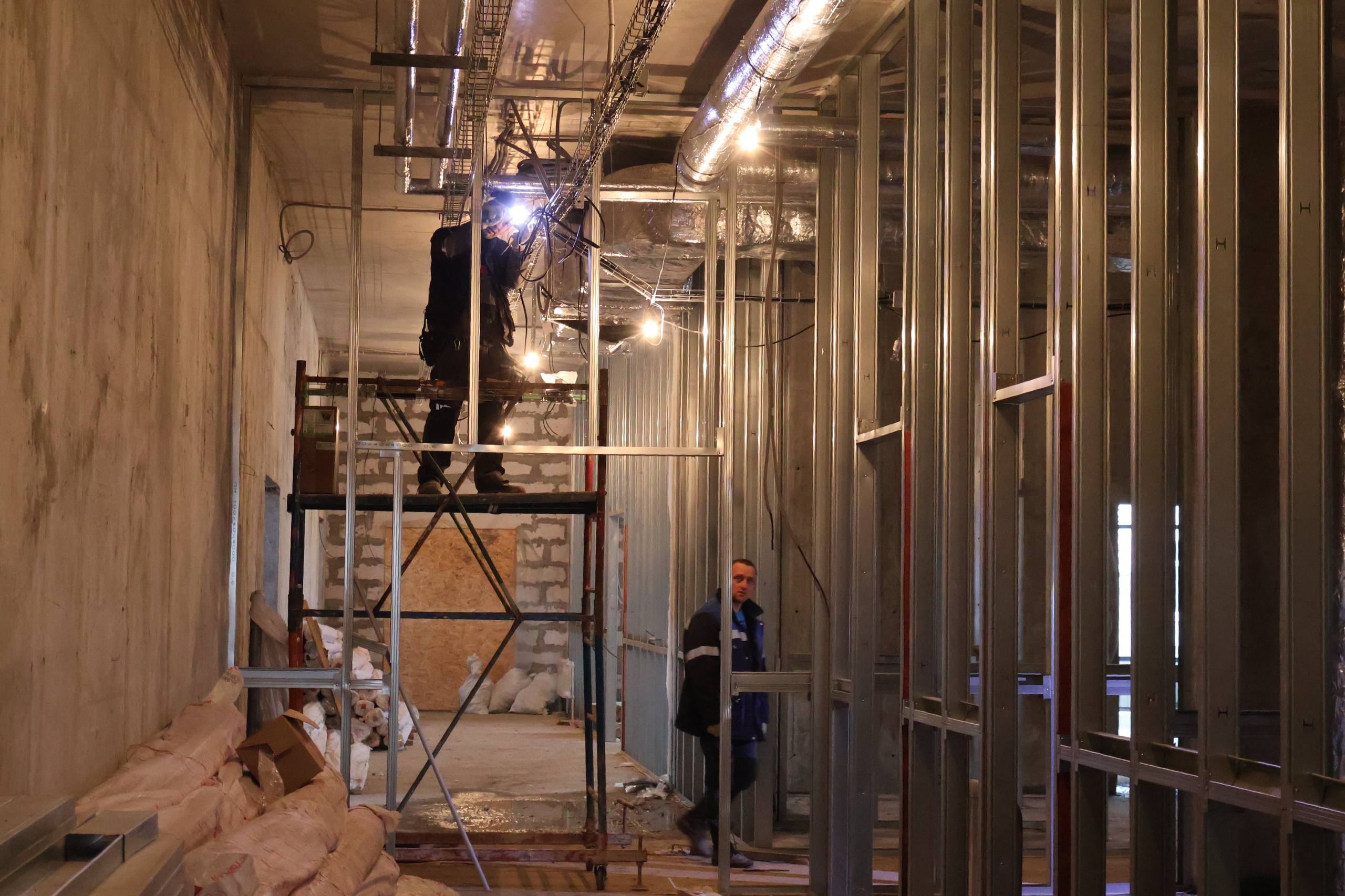 Андрей Накрошаев: Строительство дома социального обслуживания в Молочном: работы идут с опережением графика Андрей Накрошаев: Строительство дома социального обслуживания в Молочном: работы идут с опережением графика