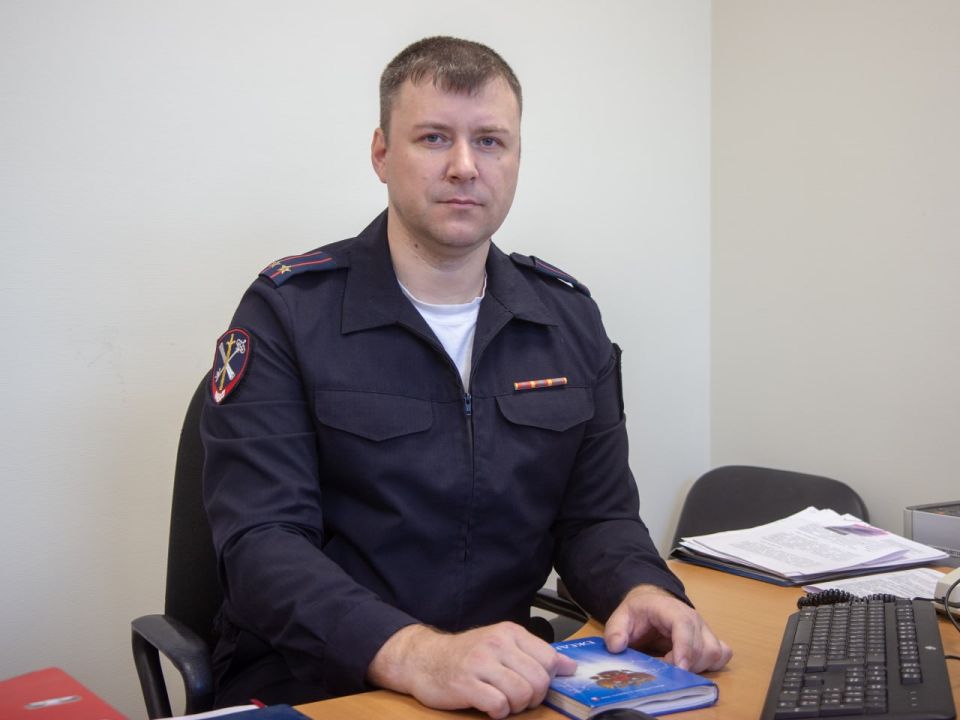 Главный инспектор Инспекции УМВД России по Вологодской области Дмитрий Накрошаев проведет личный прием граждан