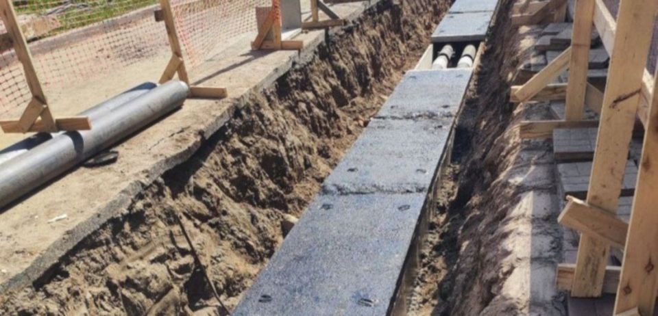 Капремонт тепловых сетей завершён в посёлке Майский