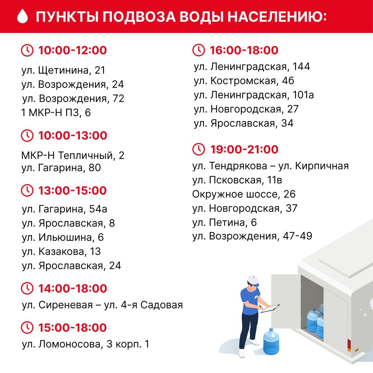 Несколько микрорайонов останутся без воды в Вологде Несколько микрорайонов останутся без воды в Вологде