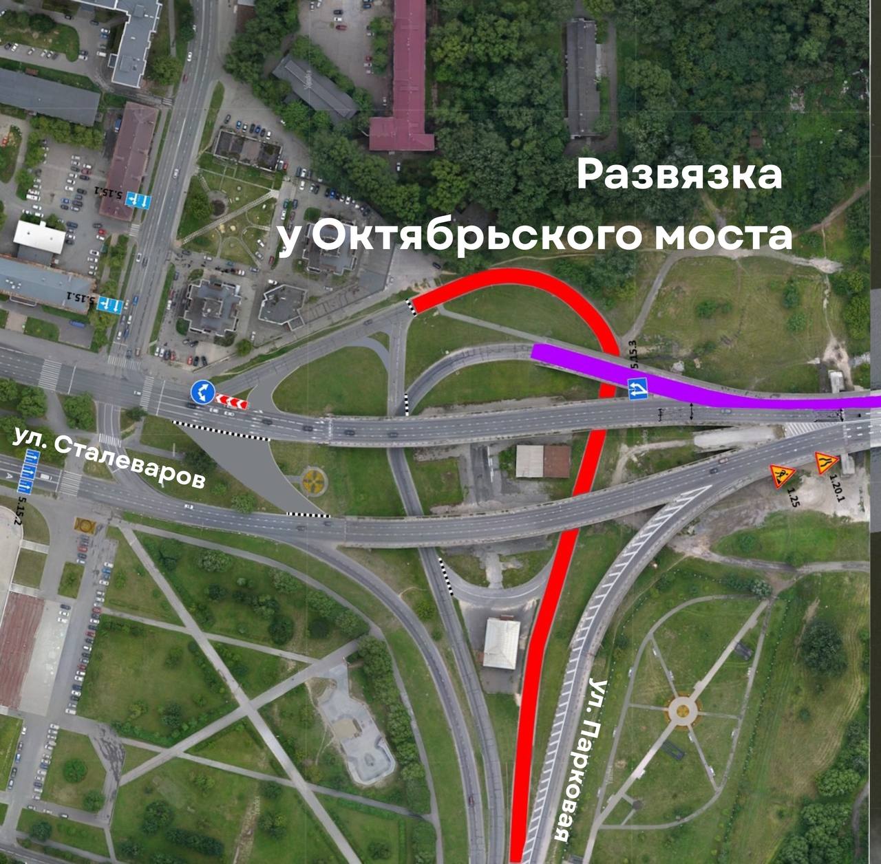 В Череповце открывается движение по 5-ти полосам Октябрьского моста