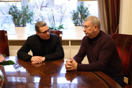 Губернатор Георгий Филимонов в рамках рабочей командировки в Москву провёл встречу с основателем АФК «Система» Владимиром Евтушенковым