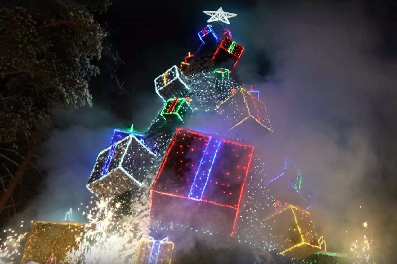 Дед Мороз в Великом Устюге зажег первую в России новогоднюю елку Дед Мороз в Великом Устюге зажег первую в России новогоднюю елку