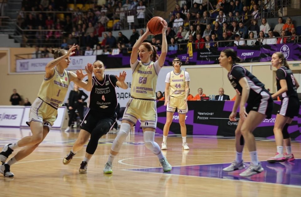 Баскетбольная «Чеваката» вырвала победу у «Владимирских львиц»