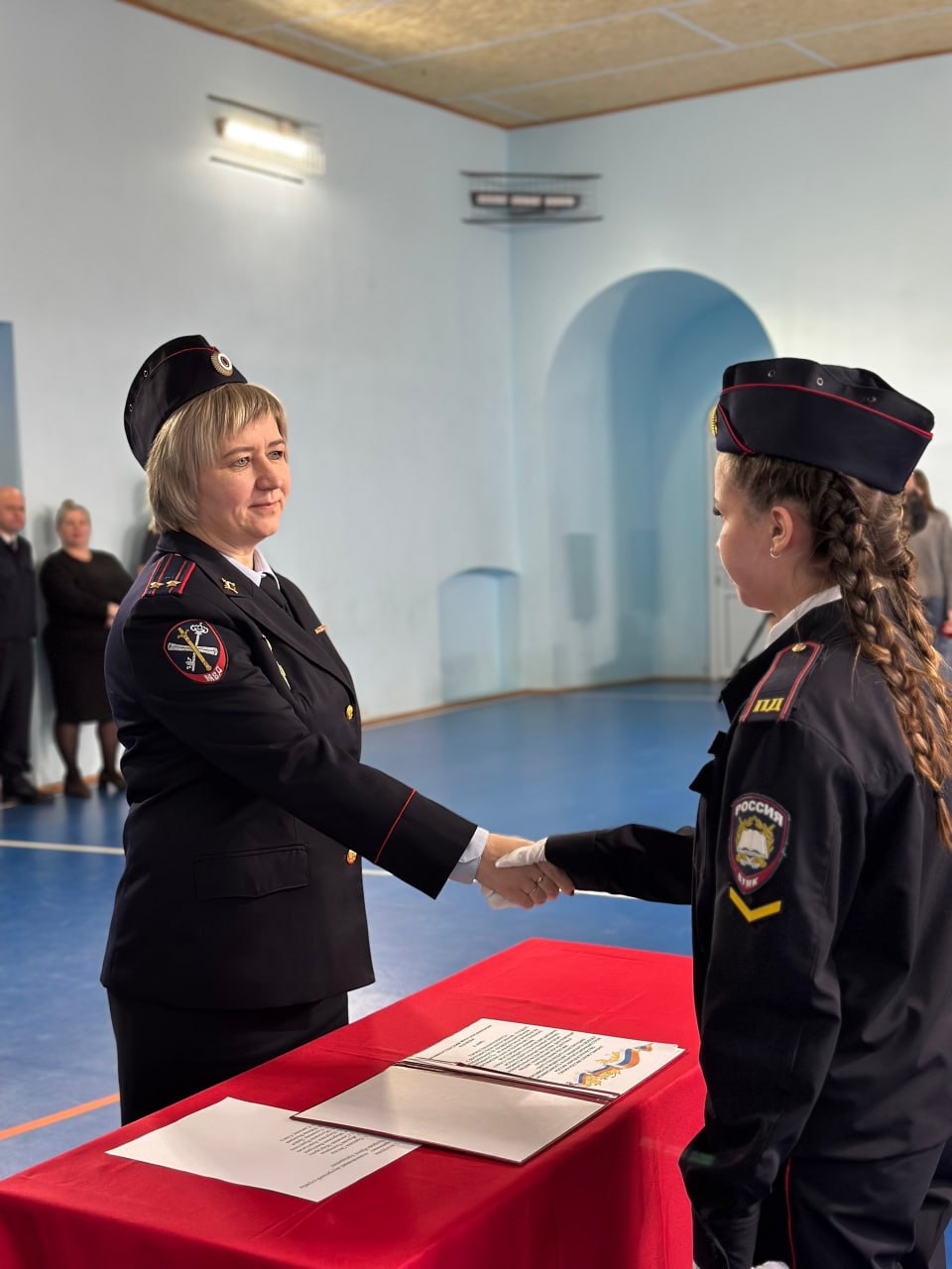 Руководство ОМВД России «Великоустюгский» приняло участие в принятии присяги у курсантов Великоустюгского многопрофильного колледжа Руководство ОМВД России «Великоустюгский» приняло участие в принятии присяги у курсантов Великоустюгского многопрофильного колледжа