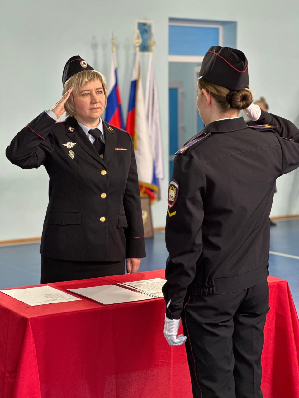 Руководство ОМВД России «Великоустюгский» приняло участие в принятии присяги у курсантов Великоустюгского многопрофильного колледжа Руководство ОМВД России «Великоустюгский» приняло участие в принятии присяги у курсантов Великоустюгского многопрофильного колледжа