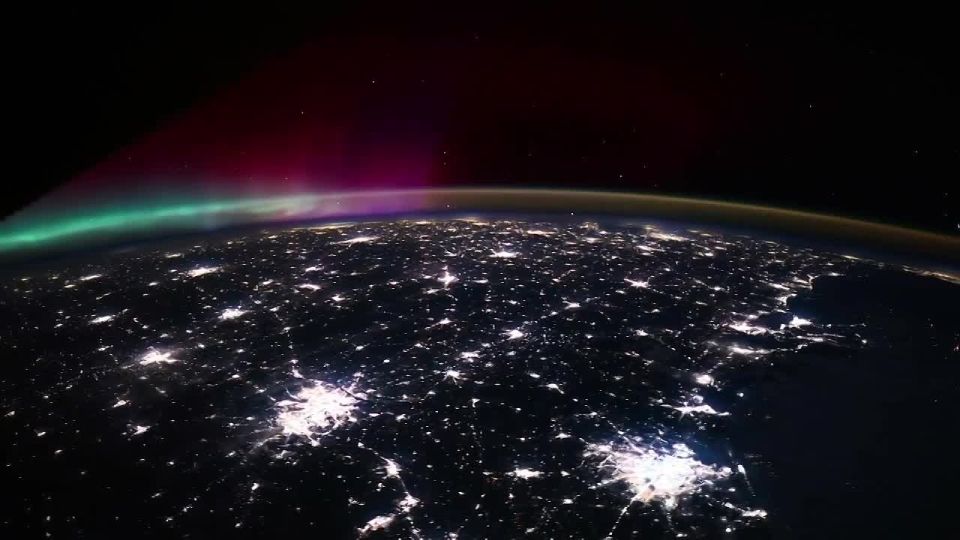 Полярное сияние озарило Вологодчину