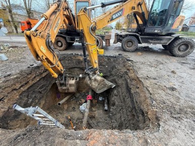 В Грязовце обновлен участок водопроводной сети протяженностью 1,9 км по улице Ленина