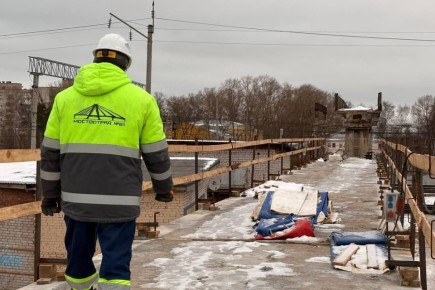 В Вологде подходит к концу первый этап ремонта моста на улице Текстильщиков