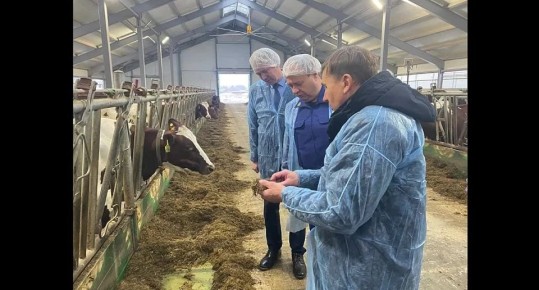 Прокурор Вологодской области Андрей Тимошичев посетил СХПК «Племзавод Майский»