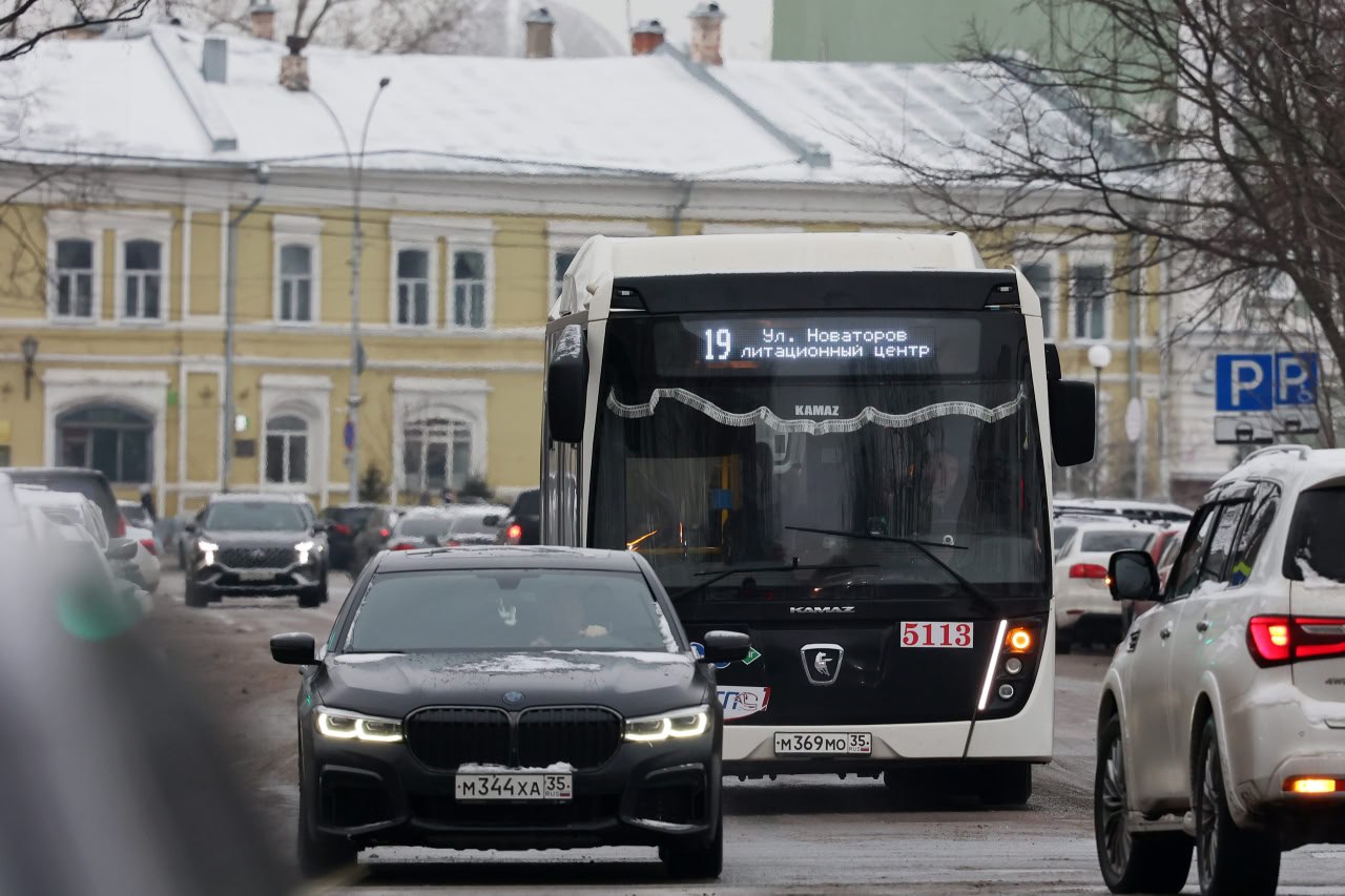 53 новых автобуса поступили в Вологодскую область благодаря нацпроекту «Инфраструктура для жизни»