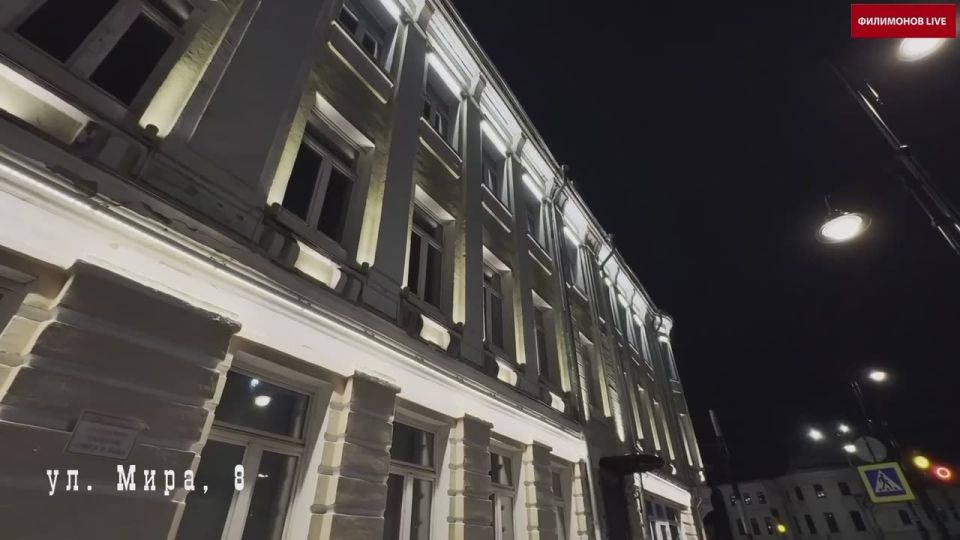 Ещё четыре исторических здания Вологды обрели архитектурную подсветку