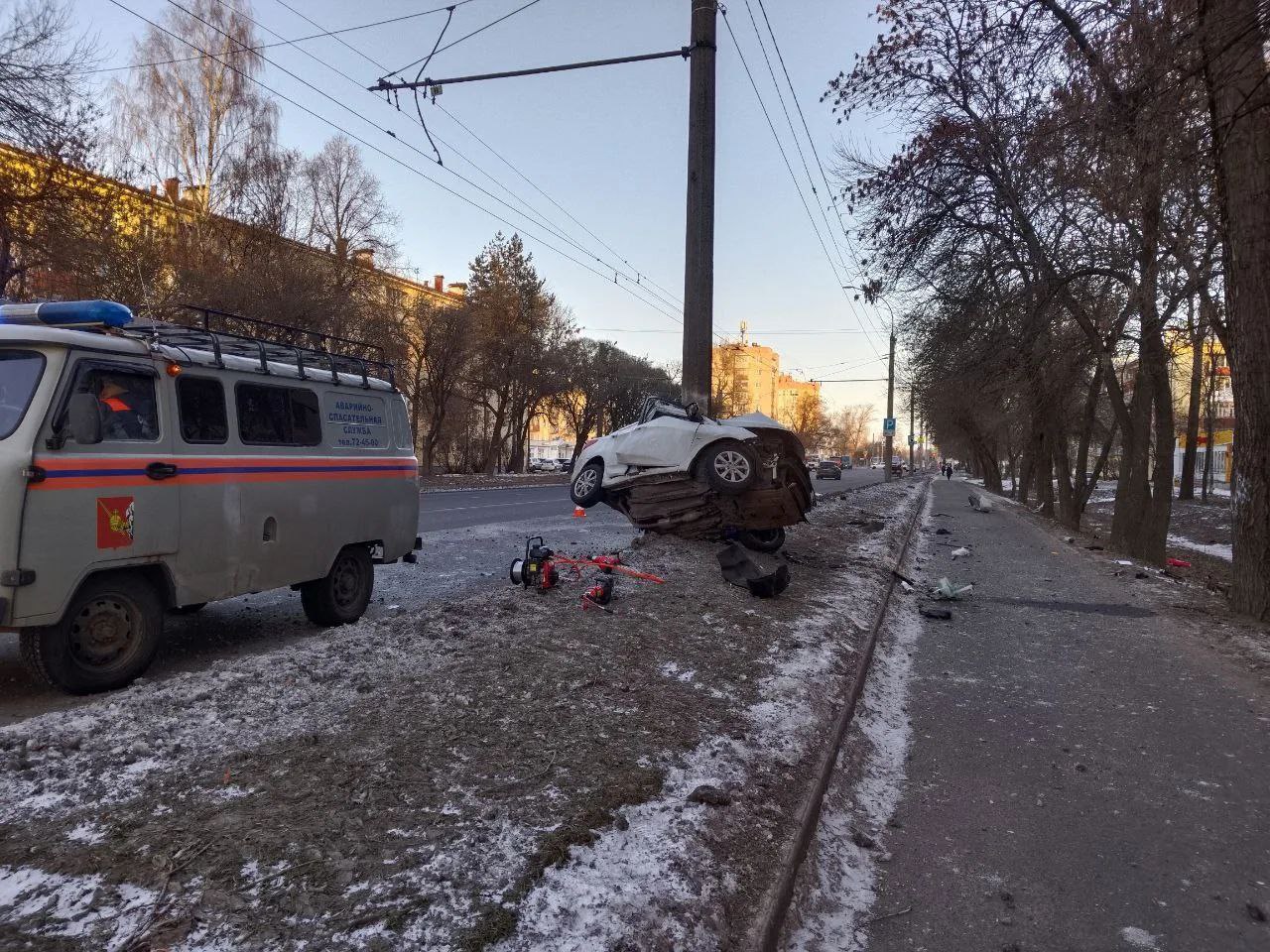 Сегодня в Вологде в результате ДТП погиб водитель автомобиля