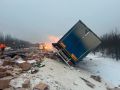 Один человек погиб, двое пострадали в результате столкновения трёх грузовиков под Грязовцем
