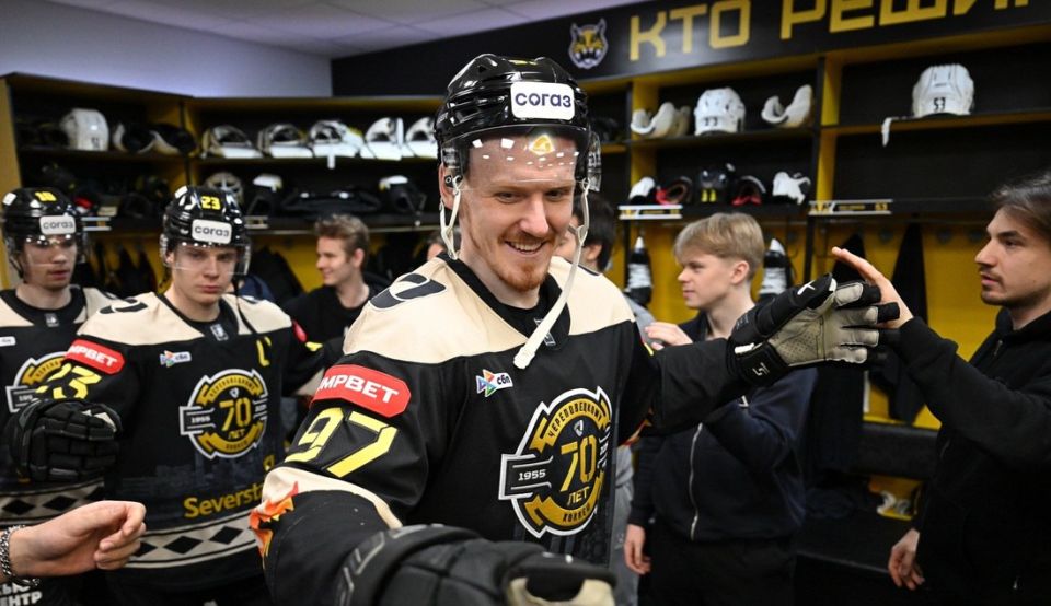 Череповецкая «Северсталь» обыграла ЦСКА, забив три шайбы в матче КХЛ