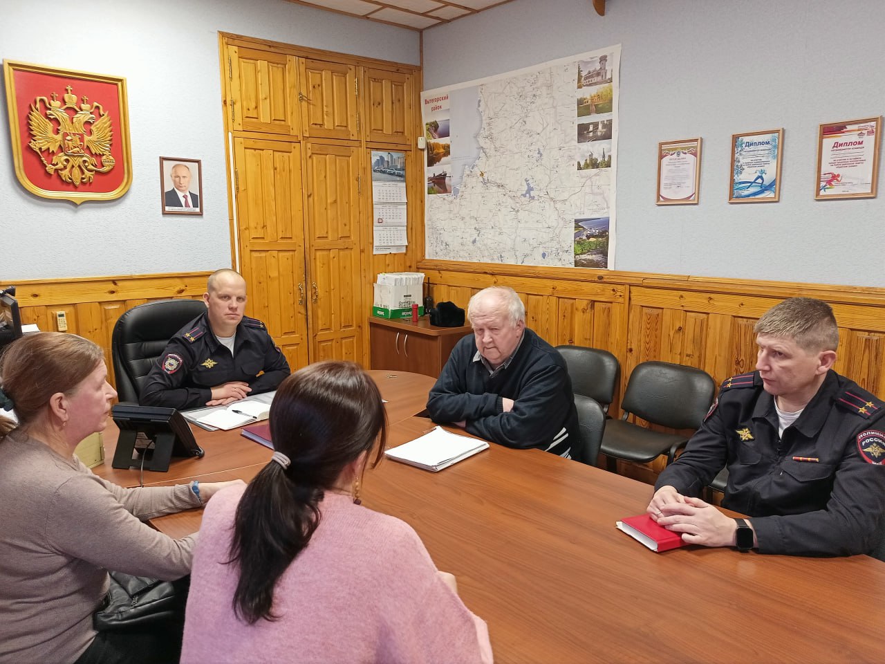Общественный совет при УМВД России «Вытегорский» провел заседание по итогам 2025 года