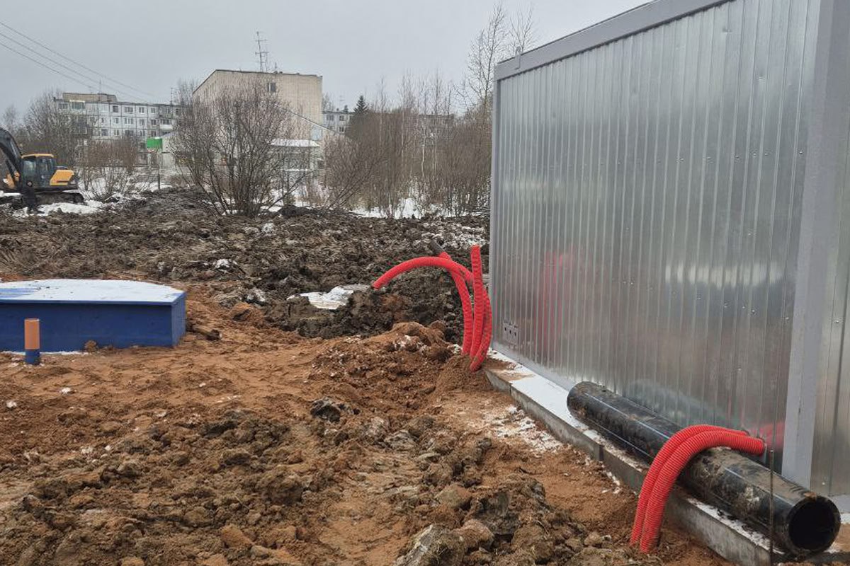 В Грязовце в 2025 году капитально отремонтировали канализационную насосную станцию