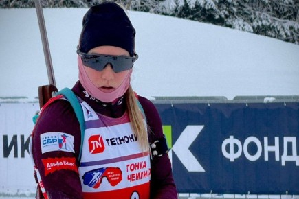Уроженка Сямженского района Вологодчины Наталия Шевченко в последнем старте биатлонного чемпионата России – женском масс-старте на 12 км осталась без медали