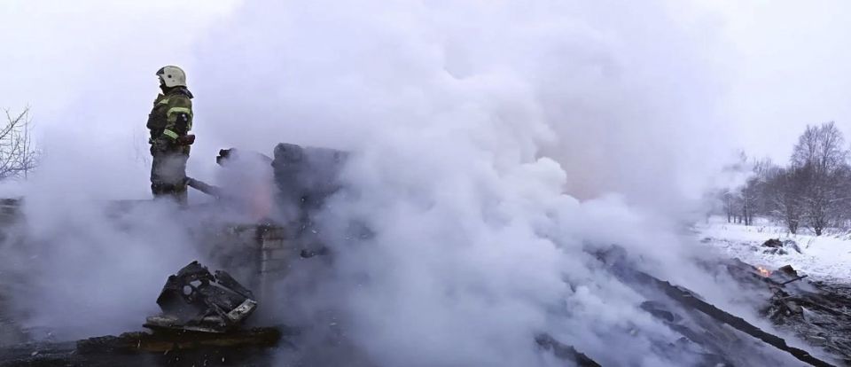 Пожилой мужчина погиб при пожаре в Вологодском округе