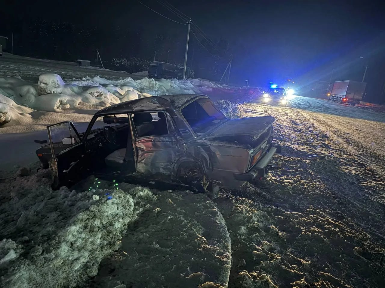Водитель автомобиля пострадал в ДТП в Тотемском округе