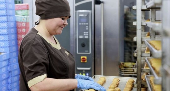 Производство продуктов питания увеличилось в Вологодской области