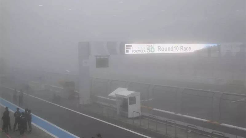 Туман лишил Super Formula второй гонки на Фудзи — этап отменён из?за плохой видимости