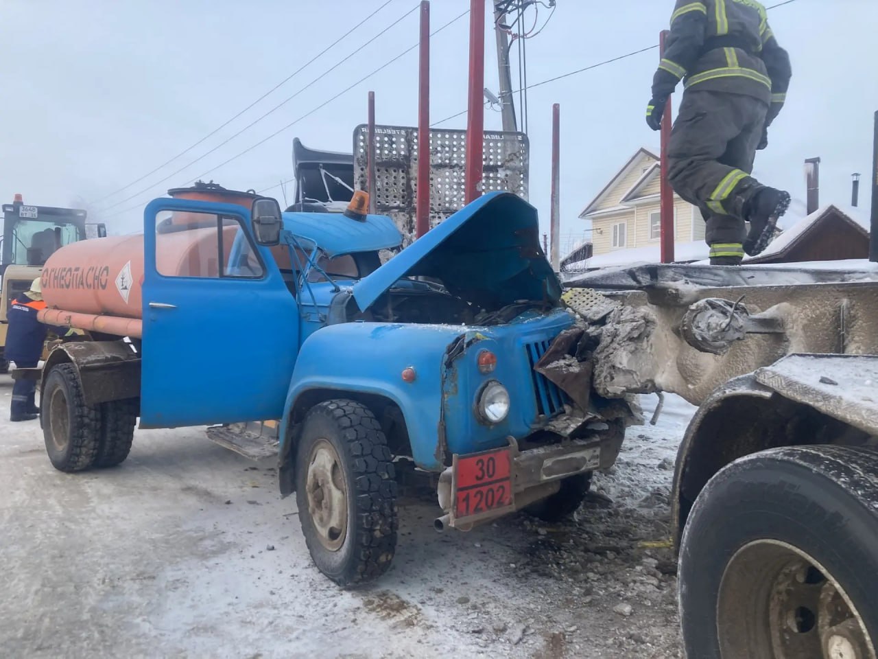 Водитель бензовоза пострадал в ДТП в Великом Устюге