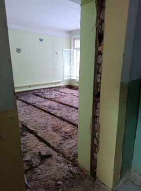 В Чагоде продолжается масштабный ремонт детского сада комбинированного вида