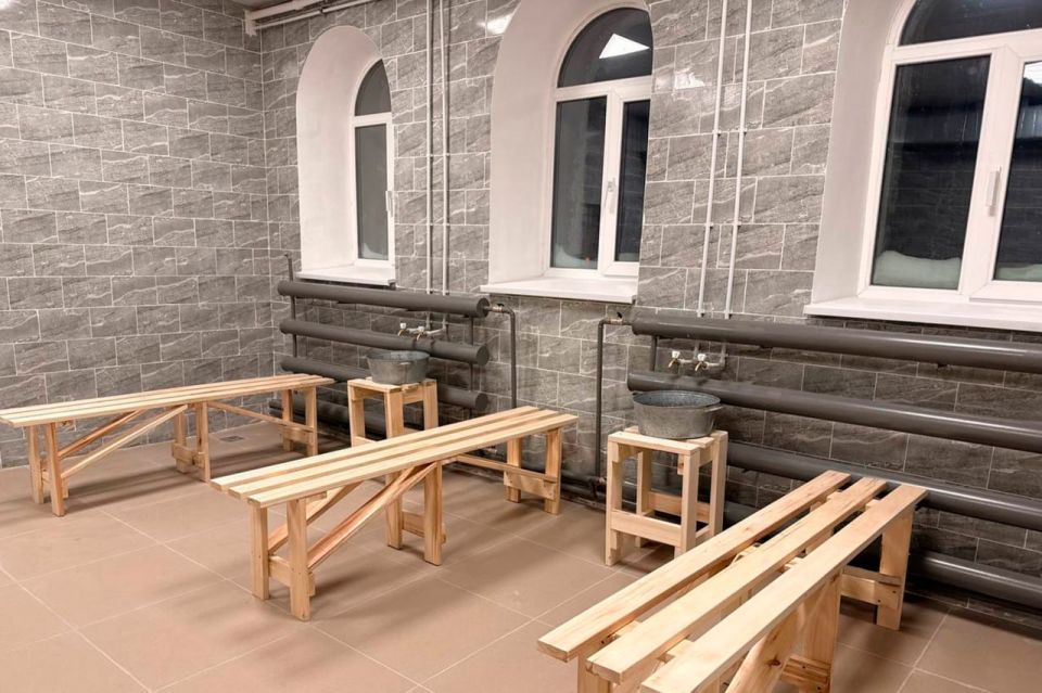 В Харовске завершён капитальный ремонт единственной общественной бани на улице Советской, которая открылась для жителей в субботу, 7 февраля, в 13:00