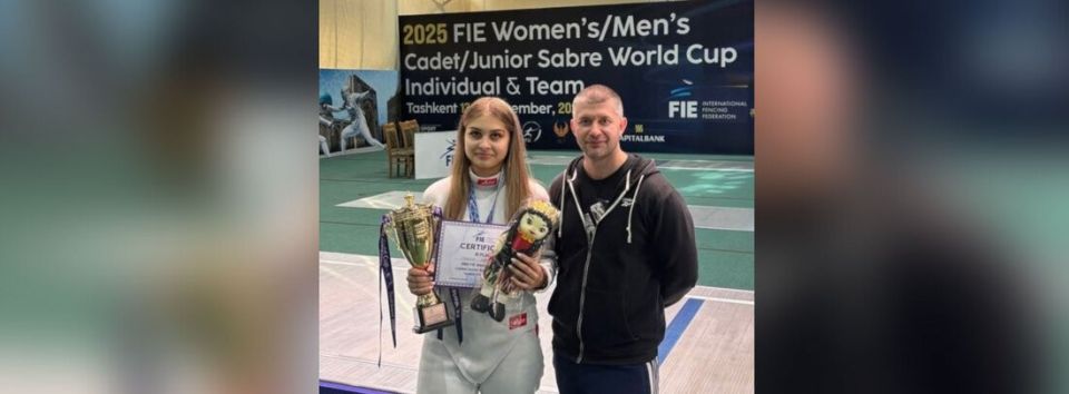 Череповчанка Анастасия Исакова выступит на чемпионате мира по фехтованию на саблях