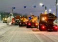 Как сообщил врип главы Череповца Андрей Накрошаев, в ночную смену с 28 февраля на 1 марта на уборку города Череповца была выведена 61 единица техники: